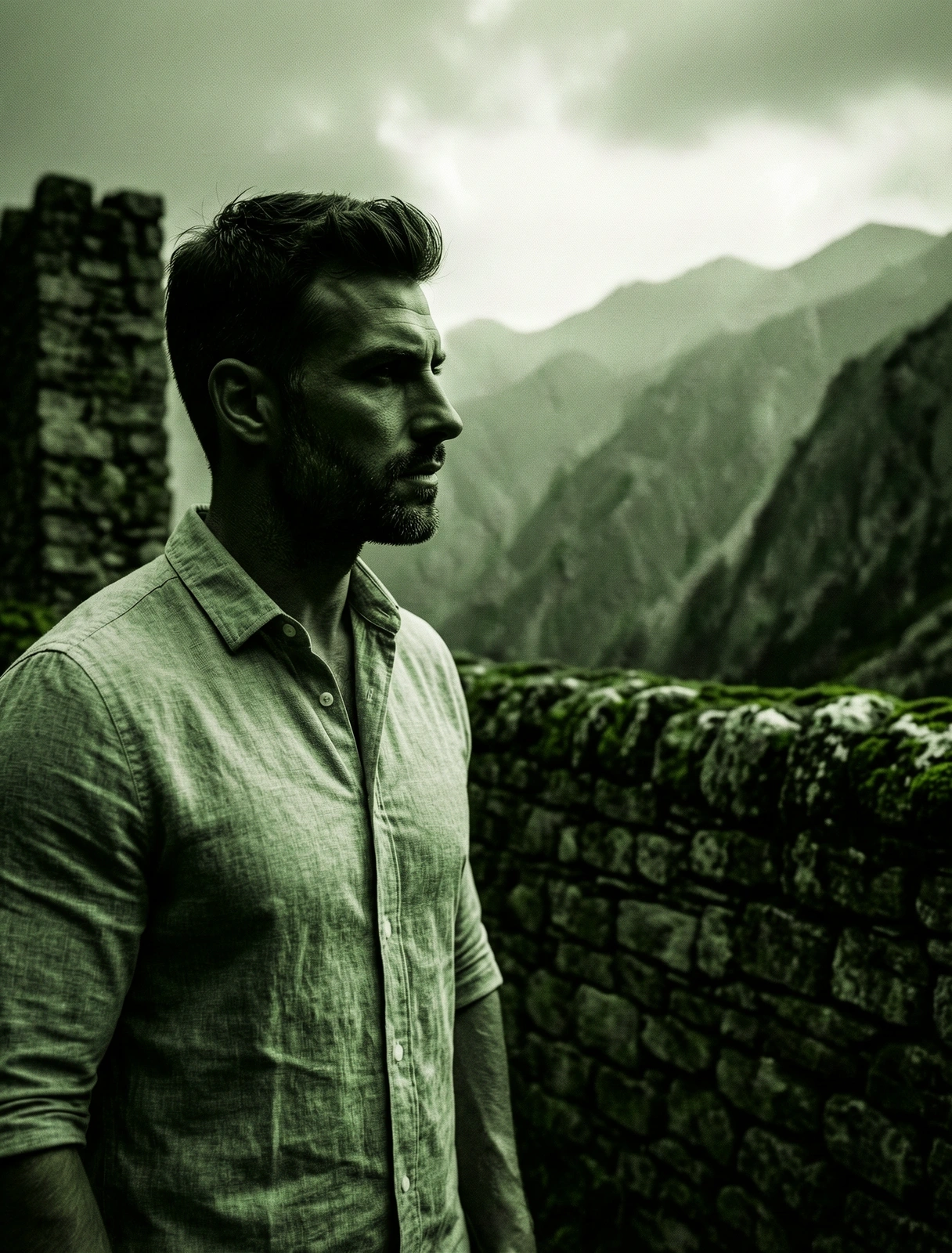 The AlbaniaFit wellness coach overlooking the landscape