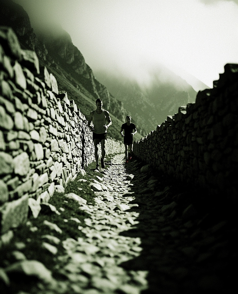 A rugged mountain path representing the journey of habit change